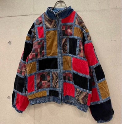 ジャケット・アウター Supreme Corduroy Patchwork Denim Jacket s-l400.jpg