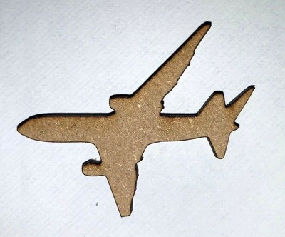 Holz Laser geschnitten Hobel Drehen Verzierung 3 mm MDF 10er Pack Handwerk Sammelalbum