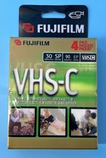 Fujifilm TC-30 Premium Quality VHS-C Blank Camcorder Tape 2-Pack New