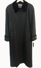 New Forecaster Of Boston Coat Sz 14p Virgin Wool Velvet Trim Button Nwt Vtg Usa