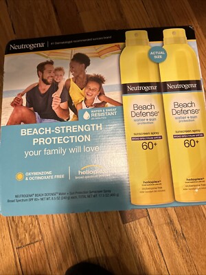 NEUTROGENA SUNSCREEN  BROAD SPECTRUM SPF 60+ Pack Of 2