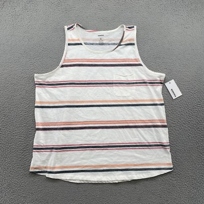 Sonoma Striped Tunic Tank Cotton Blend in Women s Size XL NEW