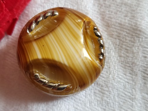 Lot De 6 Gros Boutons Vintage Marron - Diamètre 2,7 Cm - Réf. 4985 - Origine France (Occasion)