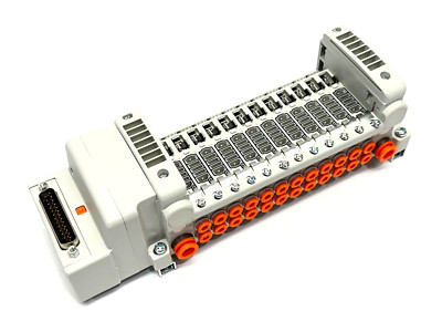 SMC VV5QC11-12N3FD0-D0NS Plug In Manifold Base 12-Station D-Sub