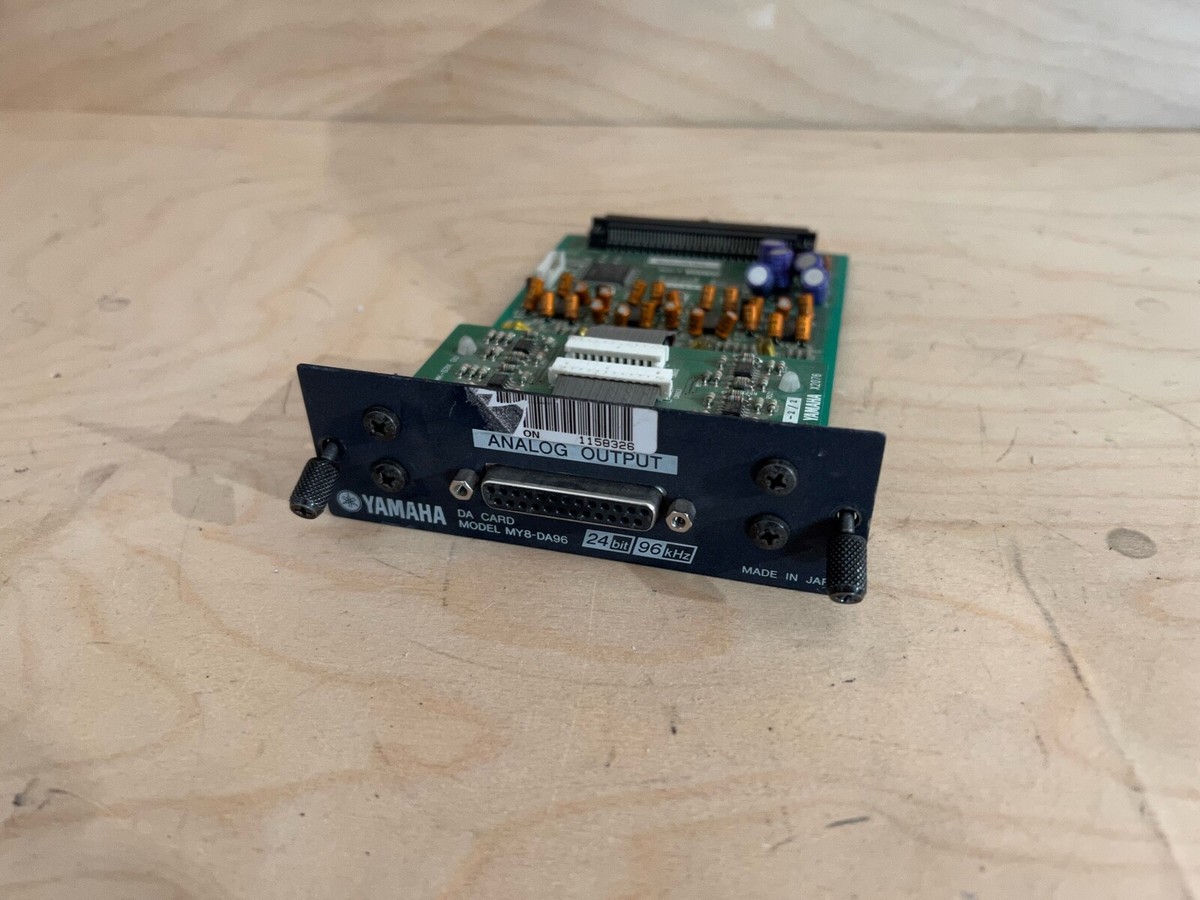 Yamaha MY8-DA96 Erweiterungskarte, Analog I/O card #822 | eBay