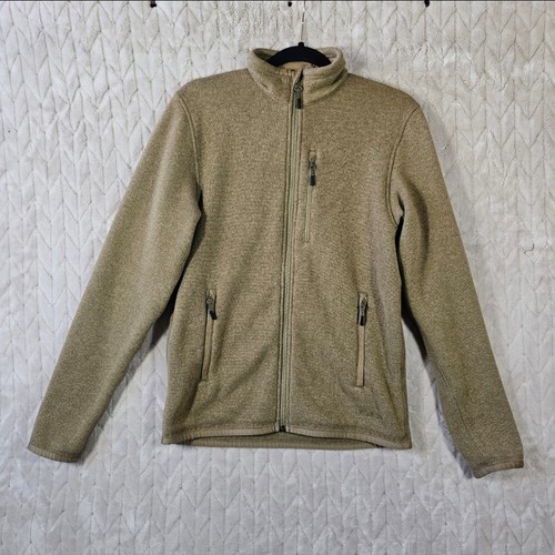 Filson Ridgeway Fleece Jacket Mens XS Ochre Polartech Outdoor Utility Classic