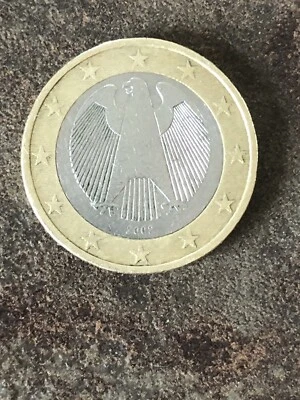 1 EURO 2002. G. RARE. DÉFAUTS . AIGLE FÉDÉRAL. ALLEMAGNE. - Photo 1/2