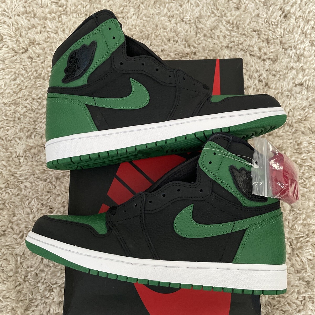 air jordan 1 pine green size 9