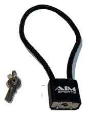 AIM Sports Cable Lock W/ 2 Locks