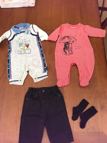 Completo neonato bimbo 1-3 mesi Brums Disney Grain de Ble baby Gap | eBay