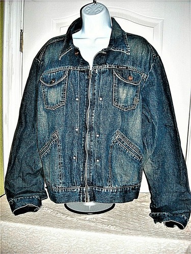 Denim Jean Jacket XL Unisex Coat | eBay