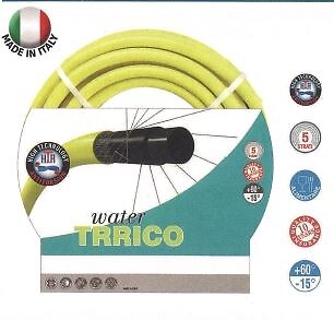 Tubo irrigazione irrorazione WATER TRRICO a 5 strati 25 mt 22 atmosfere