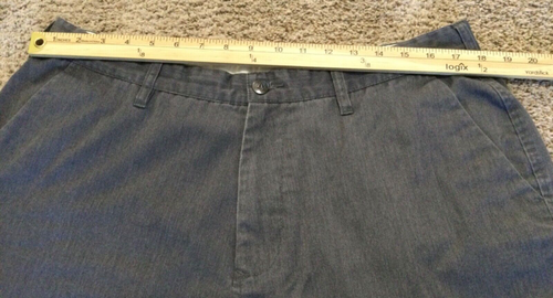 VOLCOM Chino Shorts Mens 36W Length 22” Inseam 10” Flat Front Gray - Picture 12 of 14