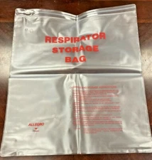 2000 Allegro 14"X15" Respirator Storage Bag With Zipper
