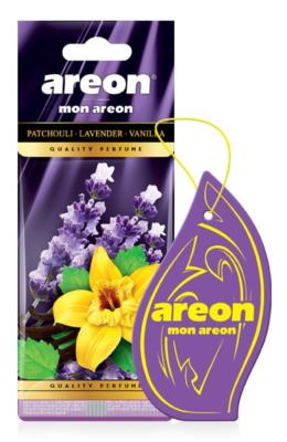 5x Mon Areon Patchouli Lavendel Vanille Auto Lufterfrischer Qualität Parfüm Duft