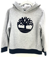 Timberland Gray Hoodie Pullover Sweatshirt Boy's Size 5 Casual Shirt