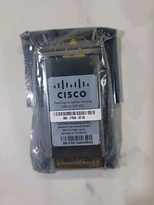 Cisco TwinGig Converter Module CVR-X2-SFP V02 - Brand New