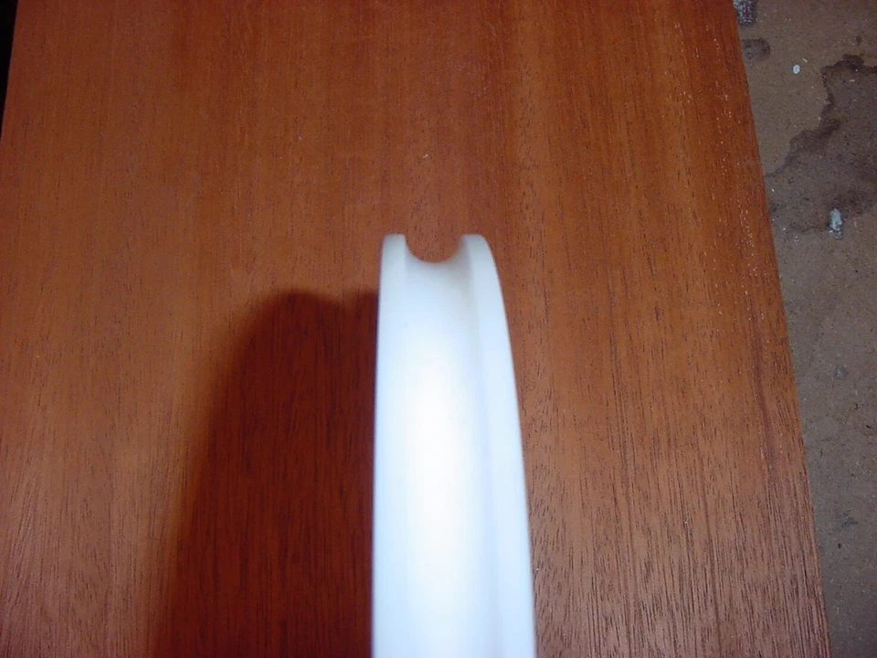 Polea grande de torneado de madera de 7" / OT para tubo de correa redonda torno ornamental Foto 2 de 4