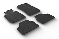 Design Gummi FußMatten Passend FüR BMW X1 E84 10.2009-08.2015 Passform Gummimatt