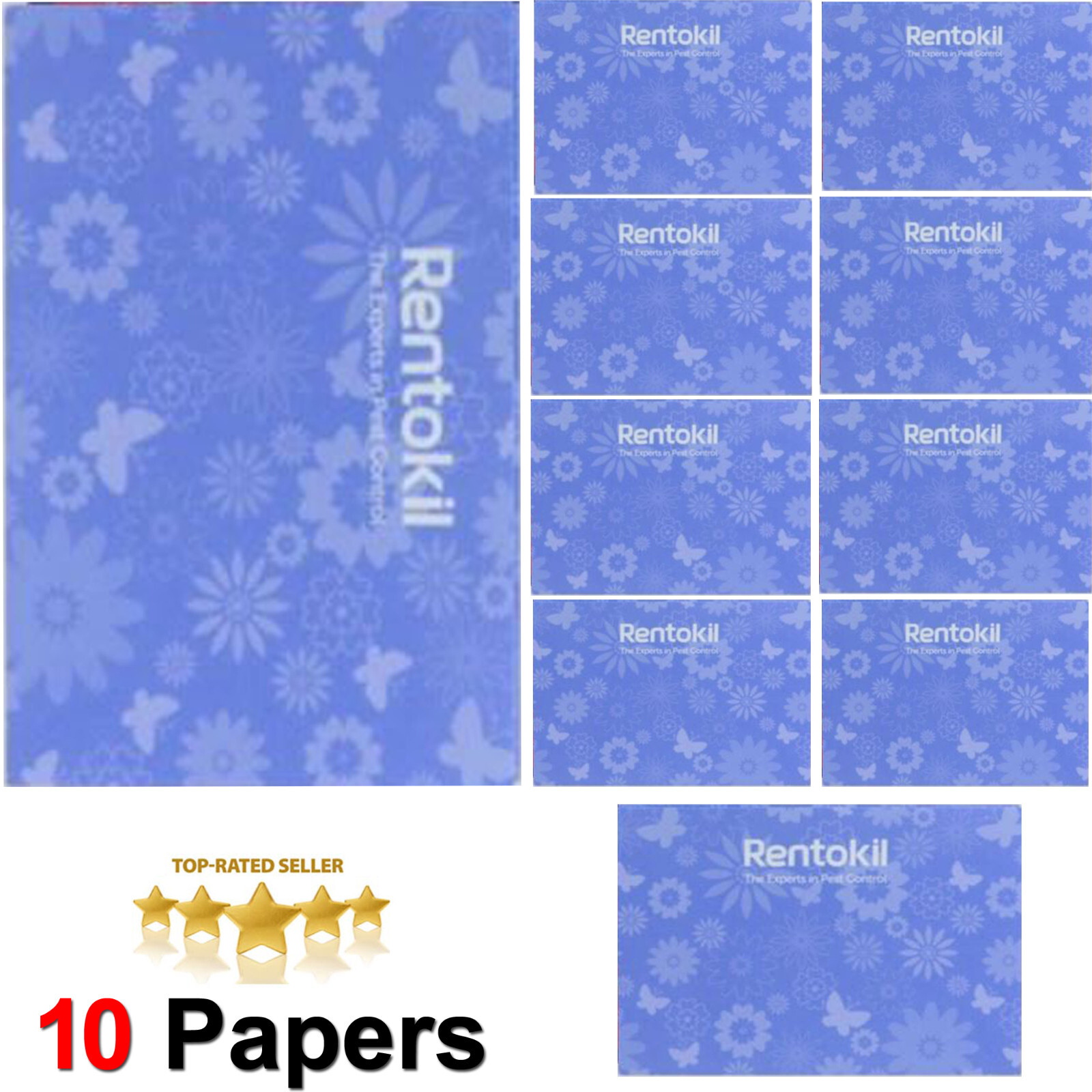 RENTOKIL CLOTHES MOTH KILLER PAPERS STRIPS KILLS MOTH ADULTS' LARVAE