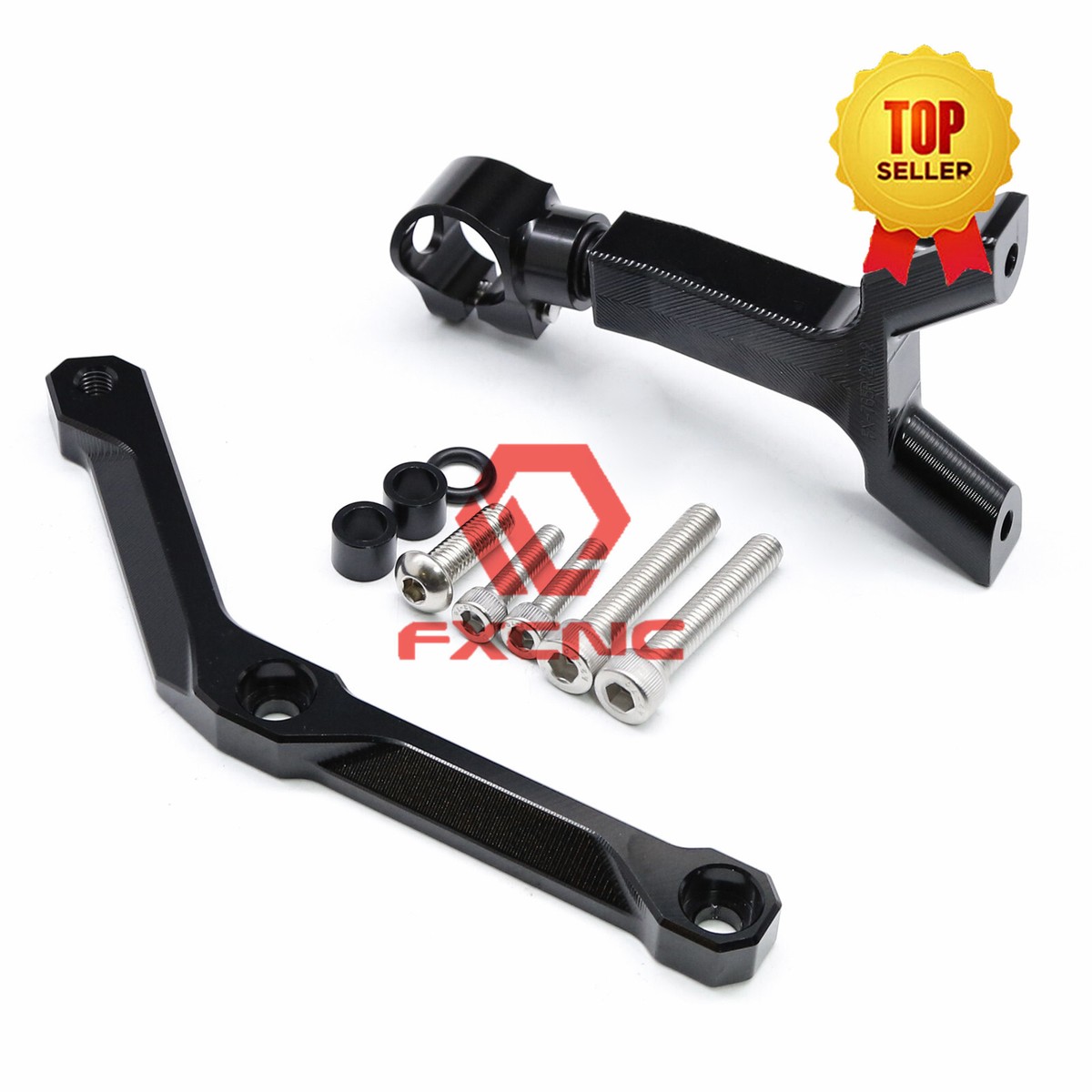 FXCNC CNC Stabilizer Damper Bracket Kit For STREET TRIPLE