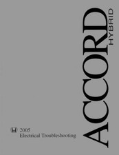2005 Honda Accord Hybrid Electrical Troubleshooting Service Manual
