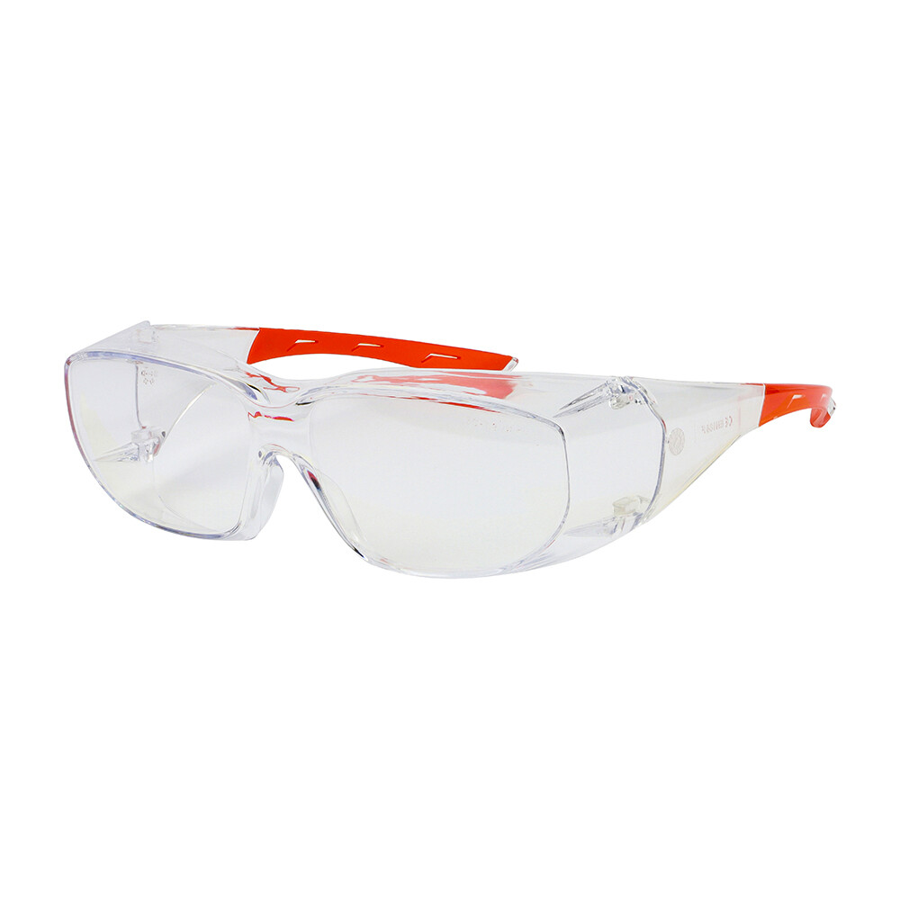 Timco Slimfit Overspecs Safety Glasses Eye Protection Eyewear PPE Clear One Size