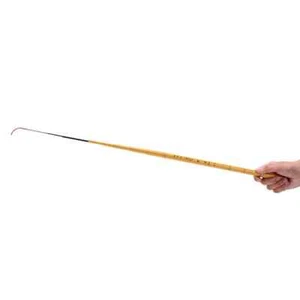 Fiberglass bamboo finish 5'10" (1.8 meter) telescopic microfishing rod