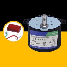 Synchronous Motor 50KTYZ AC 110V 120V 220V 50/60Hz 50r/m CW/CCW 6W 1.4kgf.cm ArT