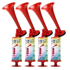 FARBIN Fog Horn Sports Event Party Portable Pump Air Horn Handheld（4pcs）