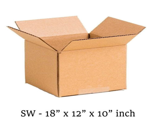 5 x Extra Large Cardboard Storage Packing Moving House Boxes SINGLE Wall NEW