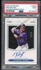 Kris Bryant 2022 Flawless Shadow Signature (Serial #d 5/10) (pop 1) #Sskb PSA 9