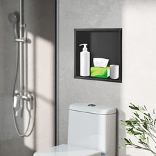 Stainless steel Waterproof Preformed Recessed Shower Niche Shelf Bathroom Tile