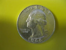 1964 Washington Quarter Dollar AU!