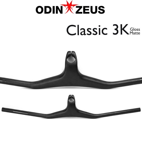 Carbon MTB Bicycle Riser -17 Degree One-shaped Integrated Handlebar with Stem - Picture 2 of 44