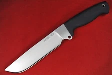 Busse Combat Basic 8 Limited Edition #222 .225" Convexed Satin, Black Resiprene