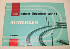 Märklin H0 - 0321 einfache Gleisanlagen für M-Gleise 5100, 5200 - gut erhalten