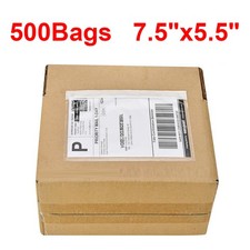 500 7.5x5.5 Self Adhesive Clear Packing List Shipping Labels Envelopes Pouches