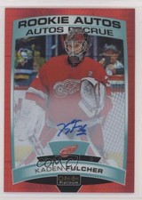 2019-20 O-Pee-Chee Platinum Rookie Autos Red Prism 12/50 Kaden Fulcher Auto 0b2i