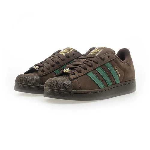 KJ3547 adidas Originals Superstar 2 Dark Brown Dark Green Gum (Men's)