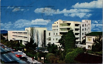 1959 Herrick Memorial Hospital Berkeley CA Vintage Chrome Postcard