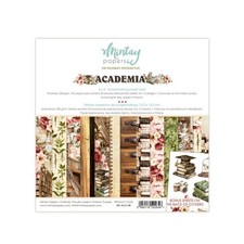 ACADEMIA 6x6 Paper Pad Mintay Papers 24 Sheets  BONUS Motifs