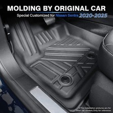 KUST Custom Fit Floor Mats for 2020-2024 2025 Nissan Sentra Accessories All W...