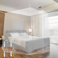 Moskitonetz Fliegennetz Insektenschutz Bett Himmelbett 190X210X240Cm Reise