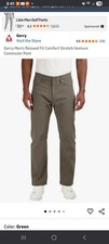 Gerry Men's Ventures Performance Stretch Pant 34x32 Item 1526734 Olive Drab Grn
