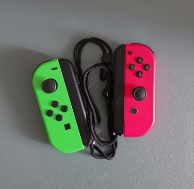 Nintendo Switch Joy-Con Controller Neon-Grün/Neon-Pink, Kinder, Spielen, Familie