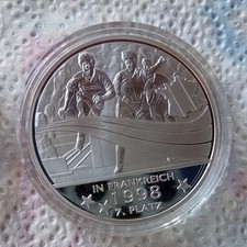 MEDAL - GERMANY AT THE 1998 WORLD CUP in France Silver 