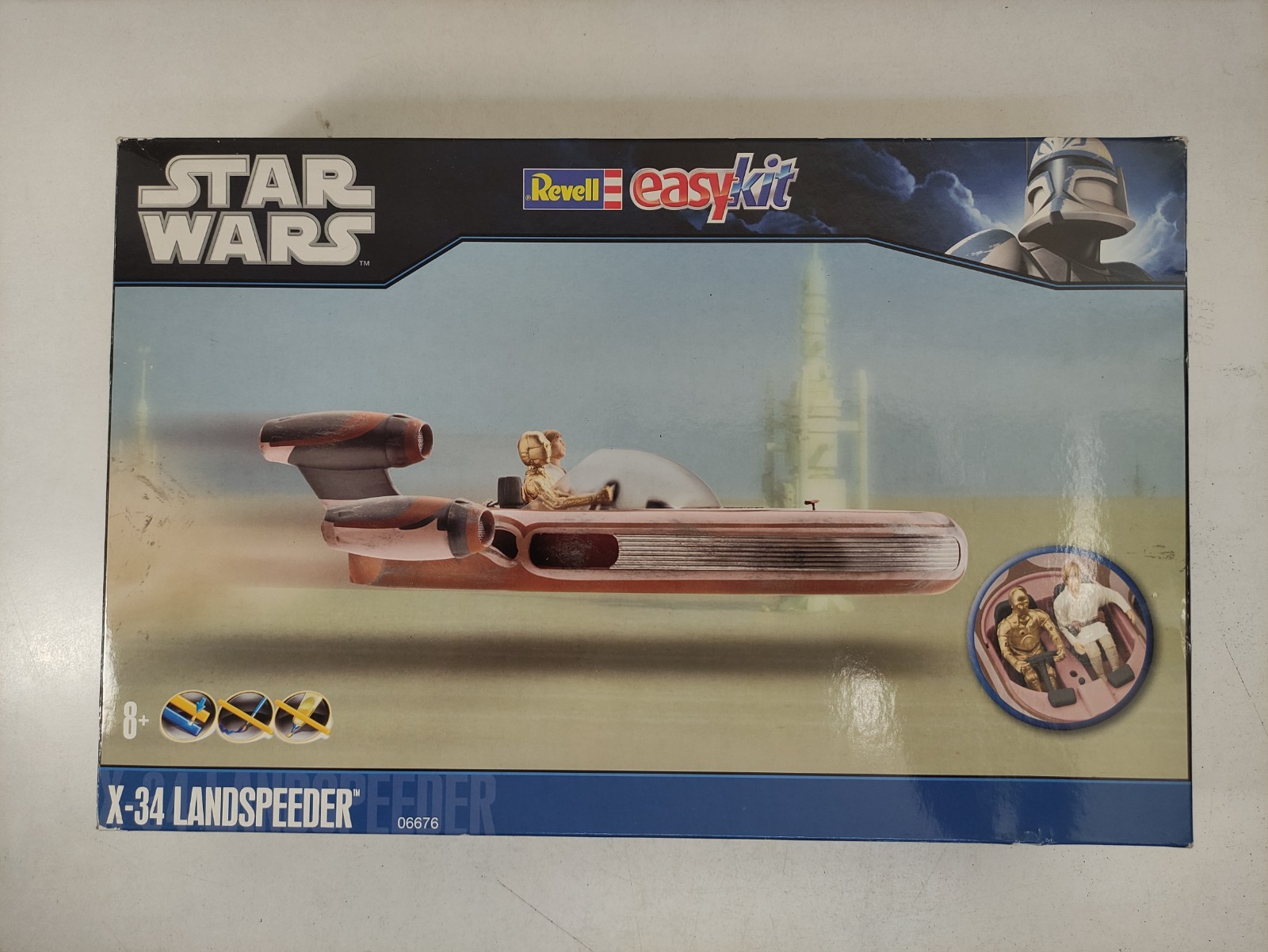 Star Wars X-34 Landspeeder Revell Easy Kit 06676 Completo-A38