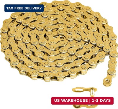 Hycline Bike Chain 6/7/8-Speed,Bicycle Chain 1/2x3/32 Inch,Special Steel for Roa