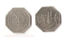 Germ. Nuremberg 20 pfennig Notgeld Heilig Geist Spital